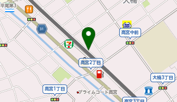 トラストパーク大楠2丁目西鉄高架下2の地図画像