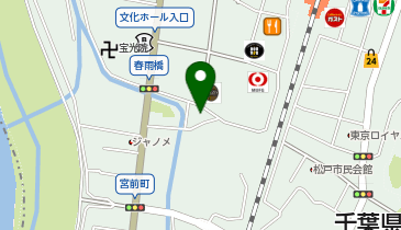 トラストパーク松戸の地図画像