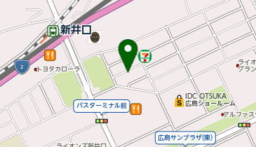 トラストパーク草津新町2丁目の地図画像