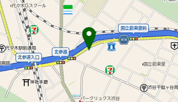 トラストパーク千駄ヶ谷駅前の地図画像