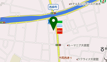 トラストパーク西麻布4丁目第2の地図画像