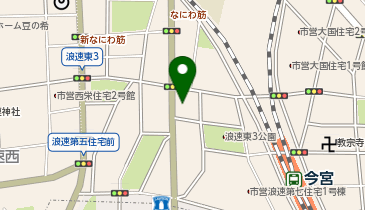 トラストパーク浪速東3丁目の地図画像