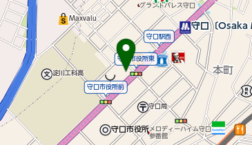 トラストパーク京阪本通2丁目の地図画像