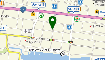 トラストパーク明石本町1丁目の地図画像
