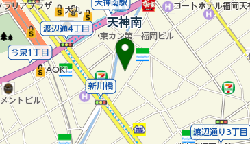 F・PARC GRANDMARK天神の地図画像