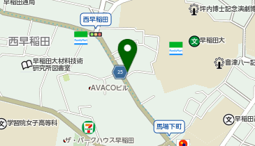 トラストパーク西早稲田1丁目の地図画像