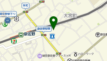 トラストパーク123泉佐野店第2の地図画像