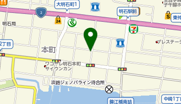 トラストパーク明石本町1丁目2の地図画像