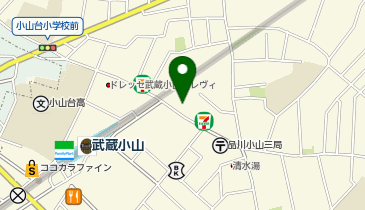 トラストパーク武蔵小山の地図画像
