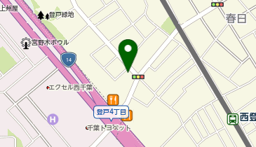 トラストパーク千葉登戸の地図画像