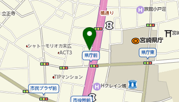 トラストパーク橘通西6の地図画像