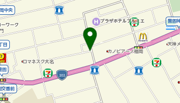 トラストパーク大名1丁目の地図画像