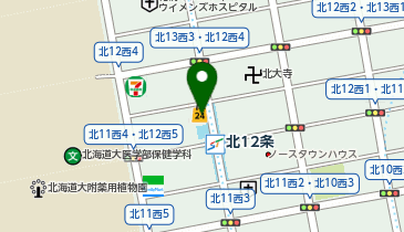 トラストパーク北12西4の地図画像