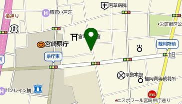 トラストパーク宮崎八幡宮前スマートCPの地図画像