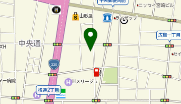 トラストパークハイカラ通りの地図画像