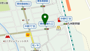 トラストパークエフコープ那珂川店の地図画像