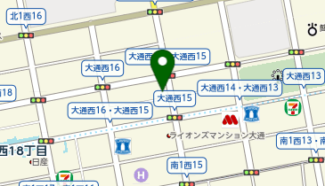 トラストパーク大通西15第2の地図画像