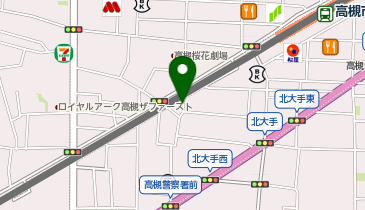 トラストパーク阪急高槻市駅前の地図画像