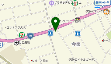 トラストパークサンシティパーキング天神の地図画像