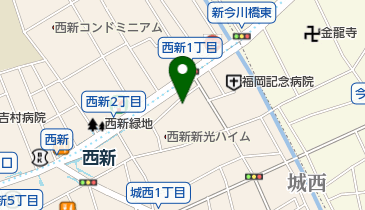 トラストパーク西新公園の地図画像