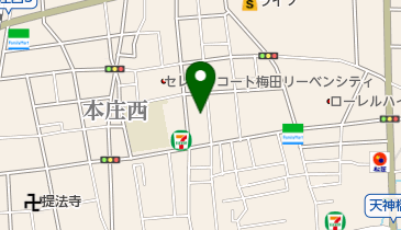 トラストパーク本庄東の地図画像