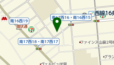 トラストパーク南17西16の地図画像