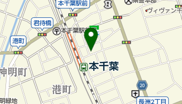 エーパーク本千葉駅前の地図画像