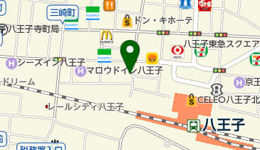 FINEパーキング八王子三崎町第一の地図画像