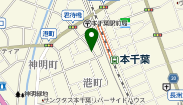 ラッキーパーキング本千葉第1の地図画像