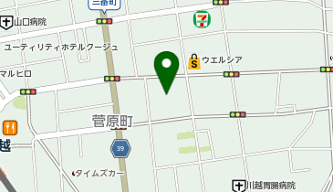 川越市仙波町パーキングの地図画像