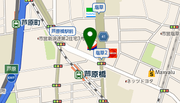 大阪市塩草パーキングの地図画像