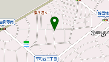 練馬区平和台パーキングの地図画像
