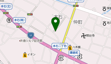 熊谷市本石パーキングの地図画像