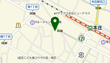 本庄市駅南パーキングの地図画像
