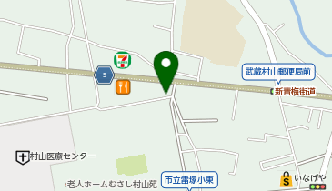 武蔵村山市学園パーキングの地図画像