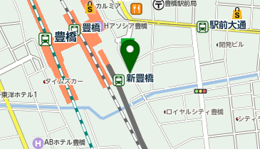 JRF豊橋駅前駐車場の地図画像