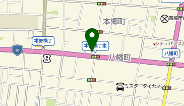 シスコンパーク八王子八幡町駐車場の地図画像