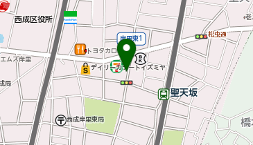ZERO PARK 岸里東パーキングの地図画像