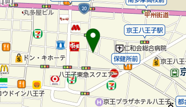 リパーク八王子東町の地図画像