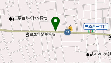 リパーク三原台1丁目の地図画像