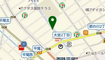 リパークワイド福岡大宮2丁目の地図画像