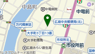 リパーク広島大手町3丁目の地図画像