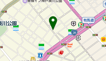 リパーク福原柳筋の地図画像