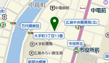 リパーク広島大手町3丁目第2の地図画像