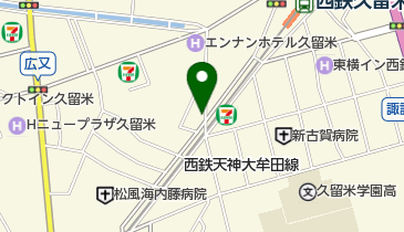 リパーク久留米東町第2の地図画像