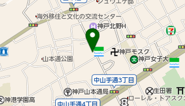 リパーク山本通第2の地図画像