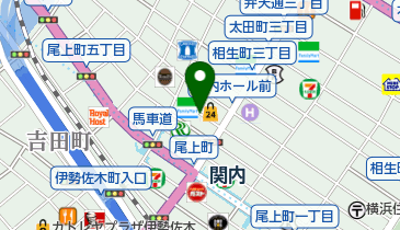 リパーク横浜常盤町4丁目の地図画像