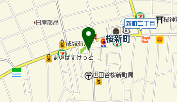 リパーク桜新町1丁目の地図画像