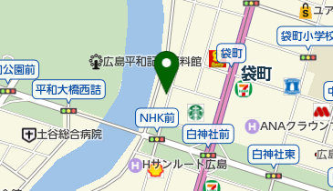 リパーク広島大手町2丁目第5の地図画像