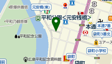 リパーク広島大手町2丁目第6の地図画像